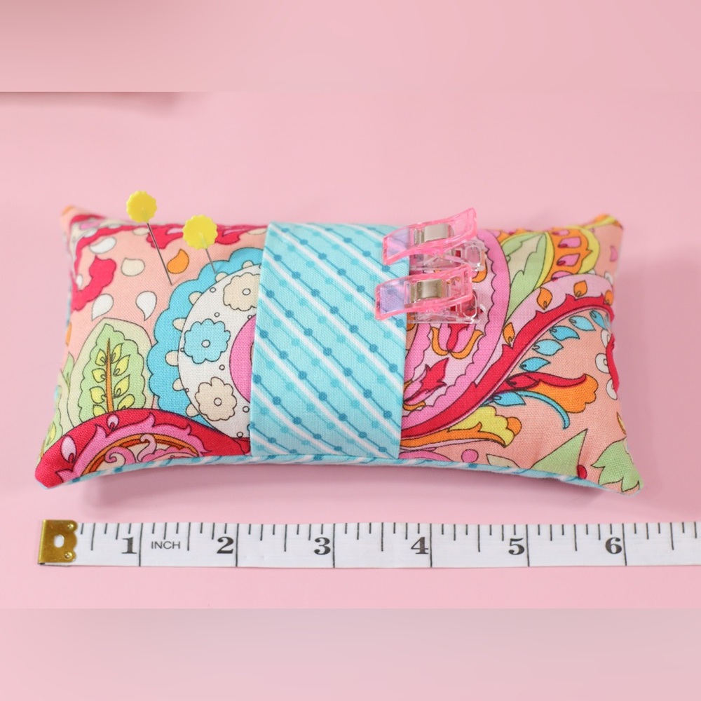 NEW Weighted Walnut Pin Cushion. Sharpens pins every time you use it NWOT